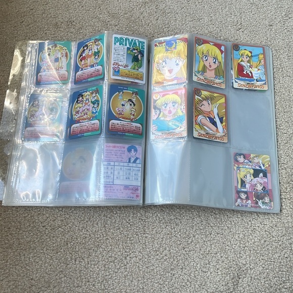 Set of Assorted Vintage 1990s Sailor Moon Trading Cards - Picture 10 of 17